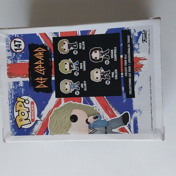 DEF LEPPARD JOE ELLIOTT Number 147 Vinyl Figurine  Collectible New - Picture 2 of 15